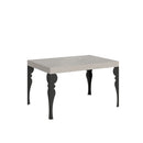 Tavolo Allungabile 120/380x90 cm Paxon Cashmere Gambe Antracite      