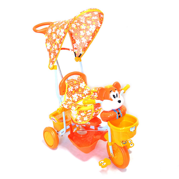 acquista Schiebedreirad für Kinder mit orangefarbenen Bärenpedalen