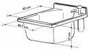 Mobile Lavatoio 45x50x85cm Anta Asse in Legno Montegrappa Marella Bianco Destra