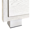 Mobile cassettiera 6 cassetti 68x40x115 cm in legno Rovere sbiancato