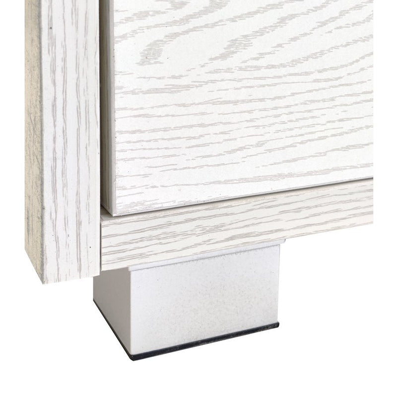 Mobile cassettiera 6 cassetti 68x40x115 cm in legno Rovere sbiancato