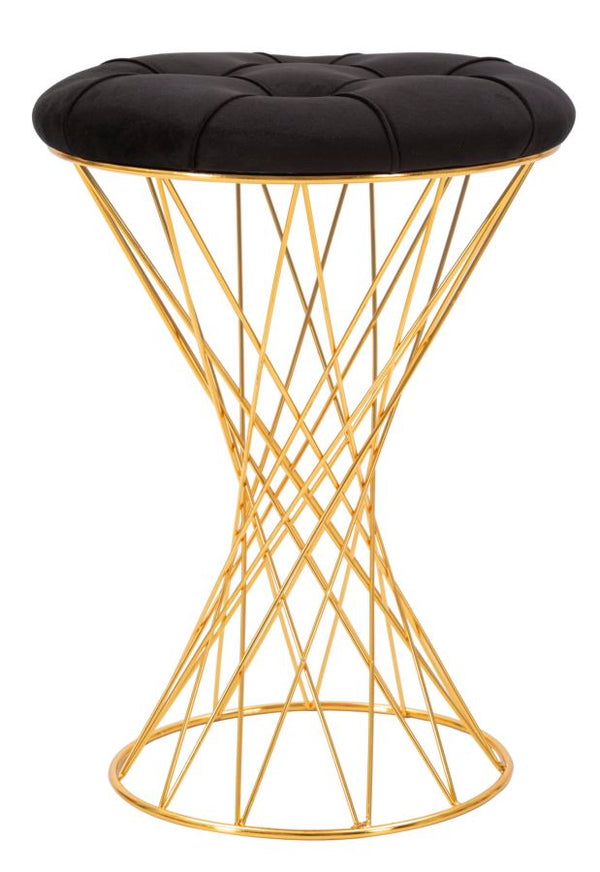 online Pouf Tower Nero Ø 41x50 cm in Ferro