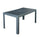 Gartentisch 140 x 80 x 72 cm aus anthrazitfarbenem Polypropylen