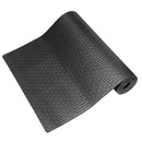 Tappeto per Yoga Fitness 190x91 cm Spessore 8 mm Nero