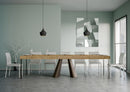 Consolle Allungabile in Legno e Ferro H77x40x90/300cm Diamante Premium Abete Tinto Orso Fol