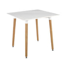 Tavolo da Cucina 70x70x74 cm in legno Bianco