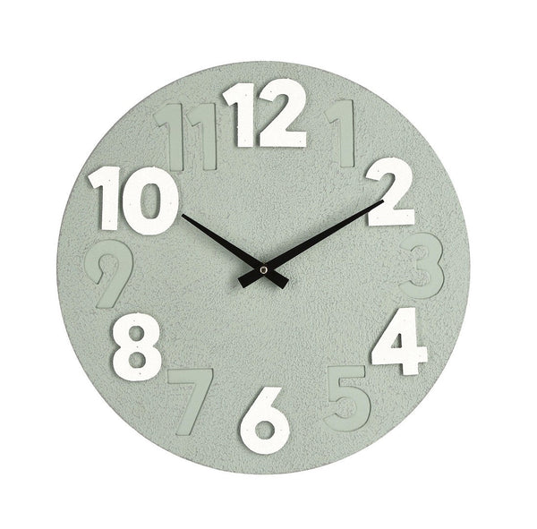 Orologio da Parete  Ø40x4,5 cm in Legno Timing Salvia sconto