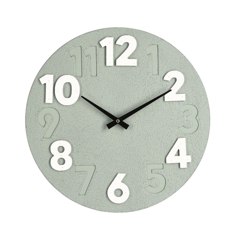 Orologio da Parete  Ø40x4,5 cm in Legno Timing Salvia