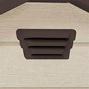 Casetta da Giardino Porta Attrezzi 185x152x226 cm con 2 Finestre in Resina Keter Manor 6x5 Beige