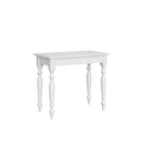 Consolle Allungabile 90-308x48x77 cm in Nobilitato Bianco