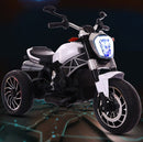 Moto Elettrica per Bambini 6V 3 Ruote Kidfun Bianca