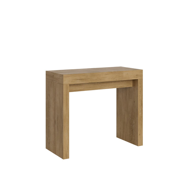 Consolle Allungabile 90-196x42x77 cm in Nobilitato Marrone prezzo