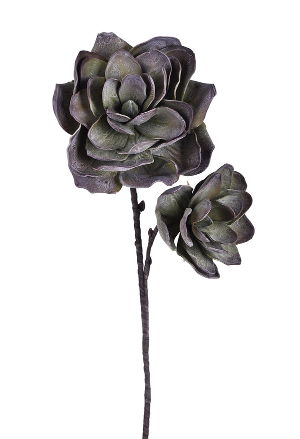 prezzo Set 3 künstliche Sukkulenten, bestehend aus 2 künstlichen Blumen, Höhe 77 cm, grün