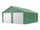 Gartenkastenhaus aus Stahlblech 664 x 721 x 372 cm Grün