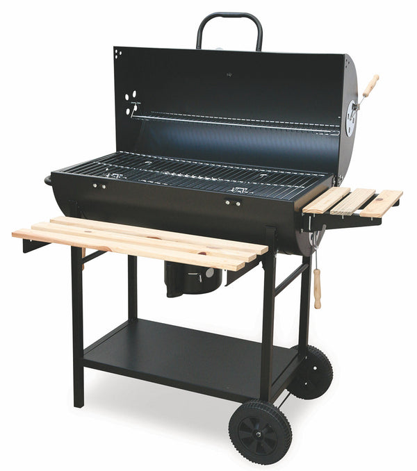 Rechteckiger Holzkohlegrill 108 x 70 x 100 cm Soriani Sun-Day Schwarz acquista