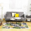Tappeto Moderno per Interni 200x140 cm in Poliestere Effetto Vellutato Multicolore