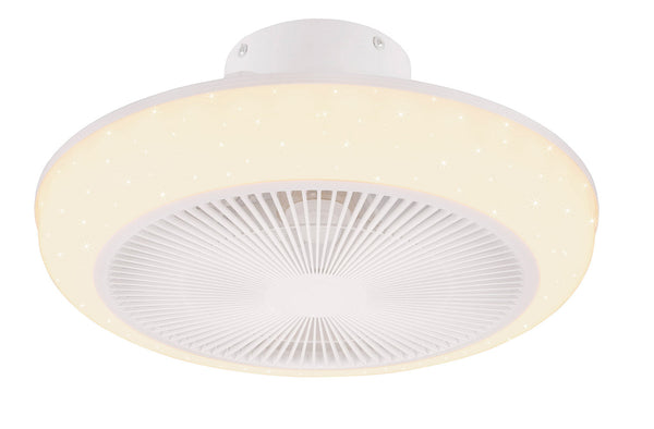 Plafoniera con Ventilatore da Interno a LED Ø46 cm Plastica Stella prezzo