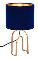 Lampada da Tavolo da Interno Attacco E14 in Metallo Oro