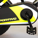 Bicicletta per Bambino 12"" 2 Freni Sportivo Giallo Neon e Nero