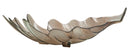 Svuota Tasche Leaf 46x24x13 cm Vetro Marrone Chiaro