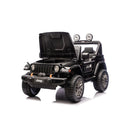 Macchina Elettrica per Bambini Jeep Wrangler Rubicon 12V con Telecomando Nero   