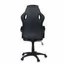 Sedia da Gaming Ergonomica 59x110/120x65 cm in Similpelle Nero