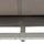 Elektrische Wand-Rollmarkise 2,5x2m in Aluminium und grauem Polyester