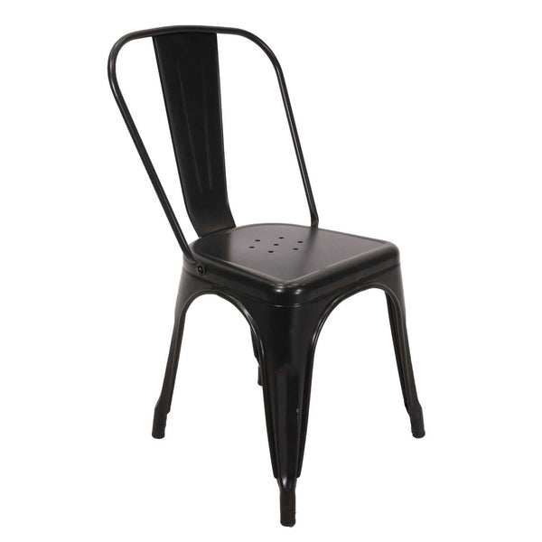 acquista Sedia New Bristol 43x43xh45/84 cm in Ferro Nero