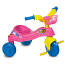 Moto Triciclo per Bambini con Pedali e Cestino Kid Smile Flash Rosa