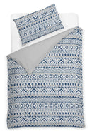 Copripiumino 1 Piazza e Mezzo Double Face con Federe Stampato Hellas 