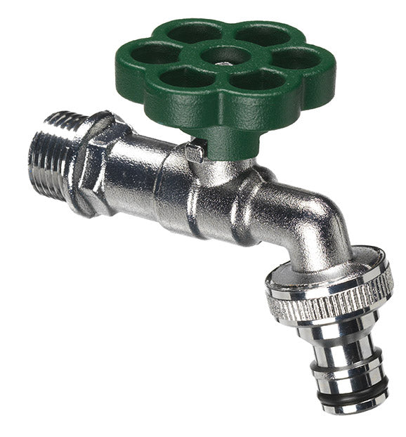 Rubinetto a Sfera per Fontana da Giardino con Fiore Colorato Belfer RUB/029 Verde prezzo