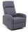 Manuell verstellbarer Relaxsessel aus blauem Stoff