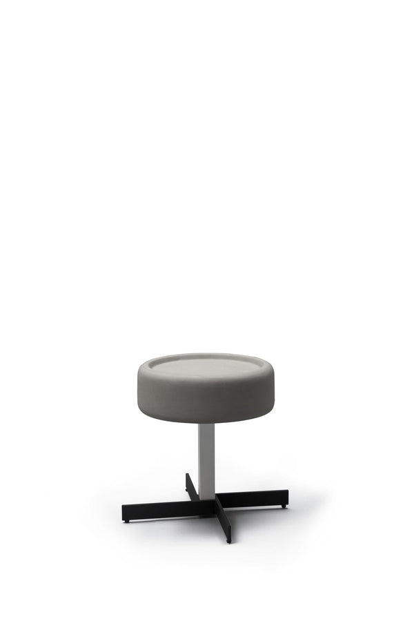 Tavolino Ø42xH52 cm in MEF e Metallo Kenzo Grigio sconto