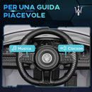 Macchina Elettrica per Bambini con Licenza Maserati Gran Turismo Folgore 12V Grigio   