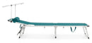 Set 4 Lettini Prendisole da Giardino con Tettuccio 58x193x76 cm in Alluminio Cayo Ottanio