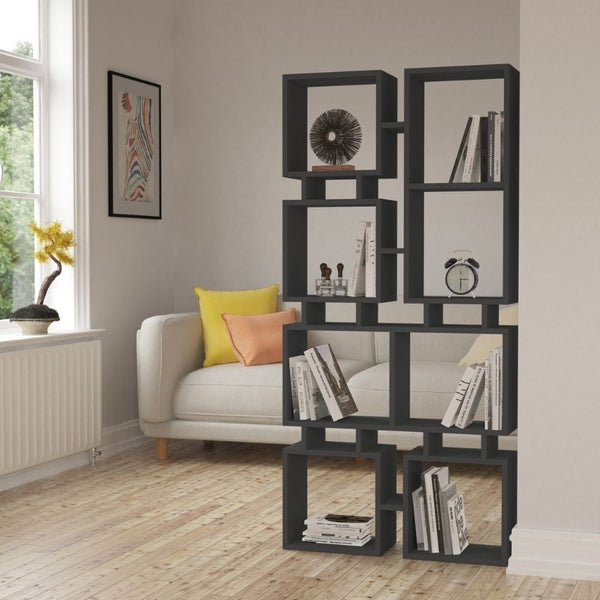 prezzo Libreria bifacciale 79x166,5 cm Rail antracite