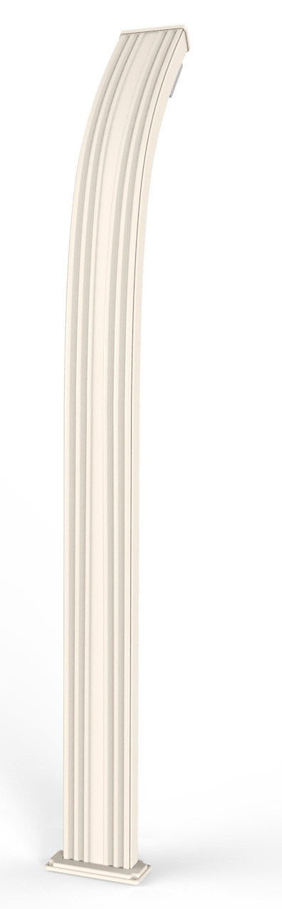 Doccia da Esterno Giardino Miscelatore e Lavapiedi Arkema Spring Bianco Crema