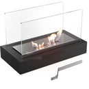 Camino a Bioetanolo da Tavolo 35,4x21,8 cm Flig Cleveland Nero