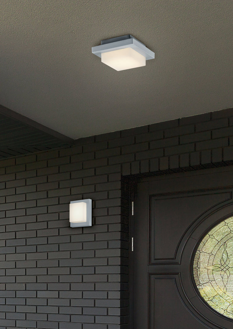 Applique da Esterno a LED in Pressofusione di alluminio Bianco