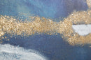 Dipinto su Tela Dark Blue 60x2,7x80 cm in Legno di Pino e Canvas Multicolor