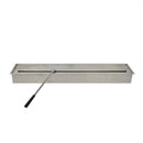 Bruciatore a Bioetanolo per Camini 100x18,7x9,5 cm 8L in Acciaio Inox