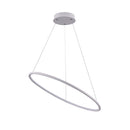 Lampada pendente Modern in Metallo Nola Bianco