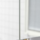 Pensile da Bagno con Specchio 2 Ante 60x15x75 cm in MDF Bianco