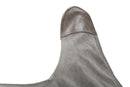 Sedia Montana 74x71x103 cm in Ferro e Poliestere Grigio e Marrone
