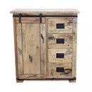 Mobile Winston 90x45x100 h cm in Legno Marrone