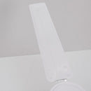 Ventilatore da Soffitto con 3 Pale Ø120 cm 5 Velocità Bianco