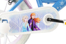 Bicicletta per Bambine 14" Disney Frozen Freni Caliper e Stabilizzatori in Acciaio Hi-Ten Azzurro