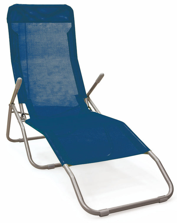 Klappbarer Liegestuhl Dondolina aus Soriani Iesolo Blue Melange Aluminium online