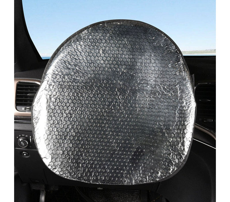 Coprivolante Parasole 49x44,5 cm per Volante Auto Ripara il Volante dal Sole