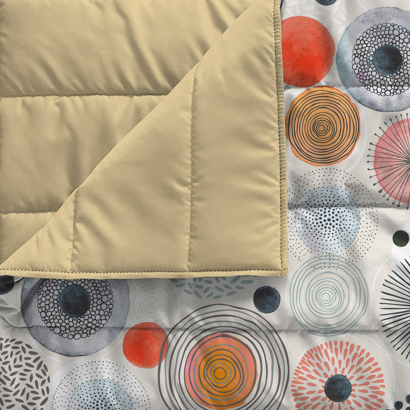 Trapuntino Estivo in Microfibra 100 gr con Stampa Acquerello Basic Varie Misure